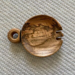 THRESHOLD WOODEN Salad Servers- defected NEW